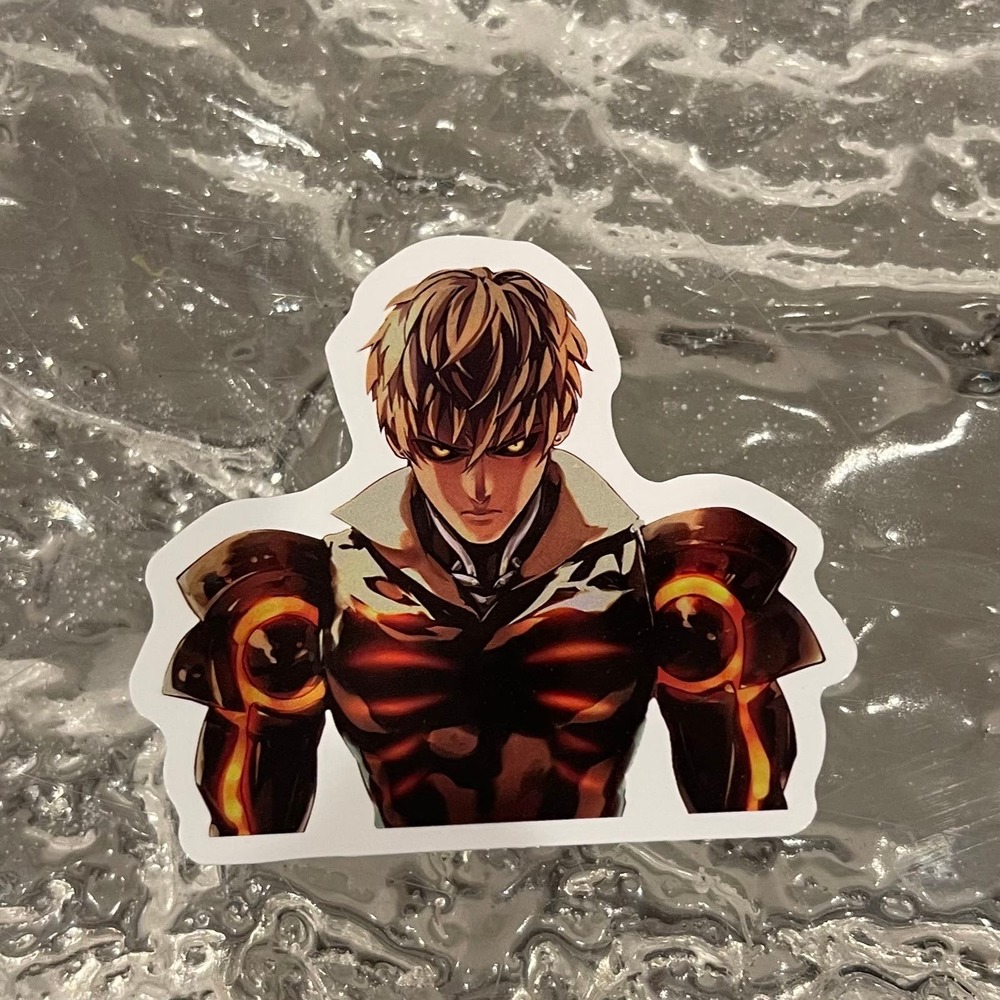 5/$10 Waterproof Vinyl Sticker-One Punch Man Genos Render